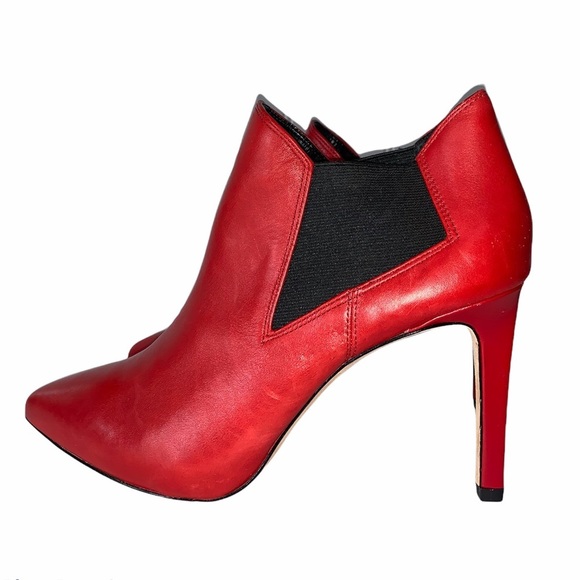 ANTONIO MELANI Red Ankle Boots - Picture 4 of 7